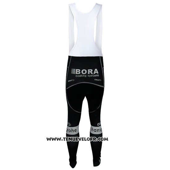 2017 Maillot Ciclismo Bora Noir Manches Longues et Cuissard